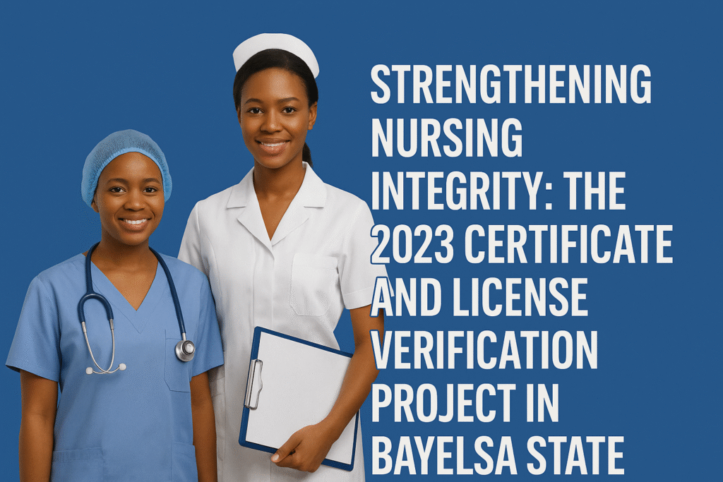 THE 2023 CERTIFICATE AND LICENSE VERIFICATION